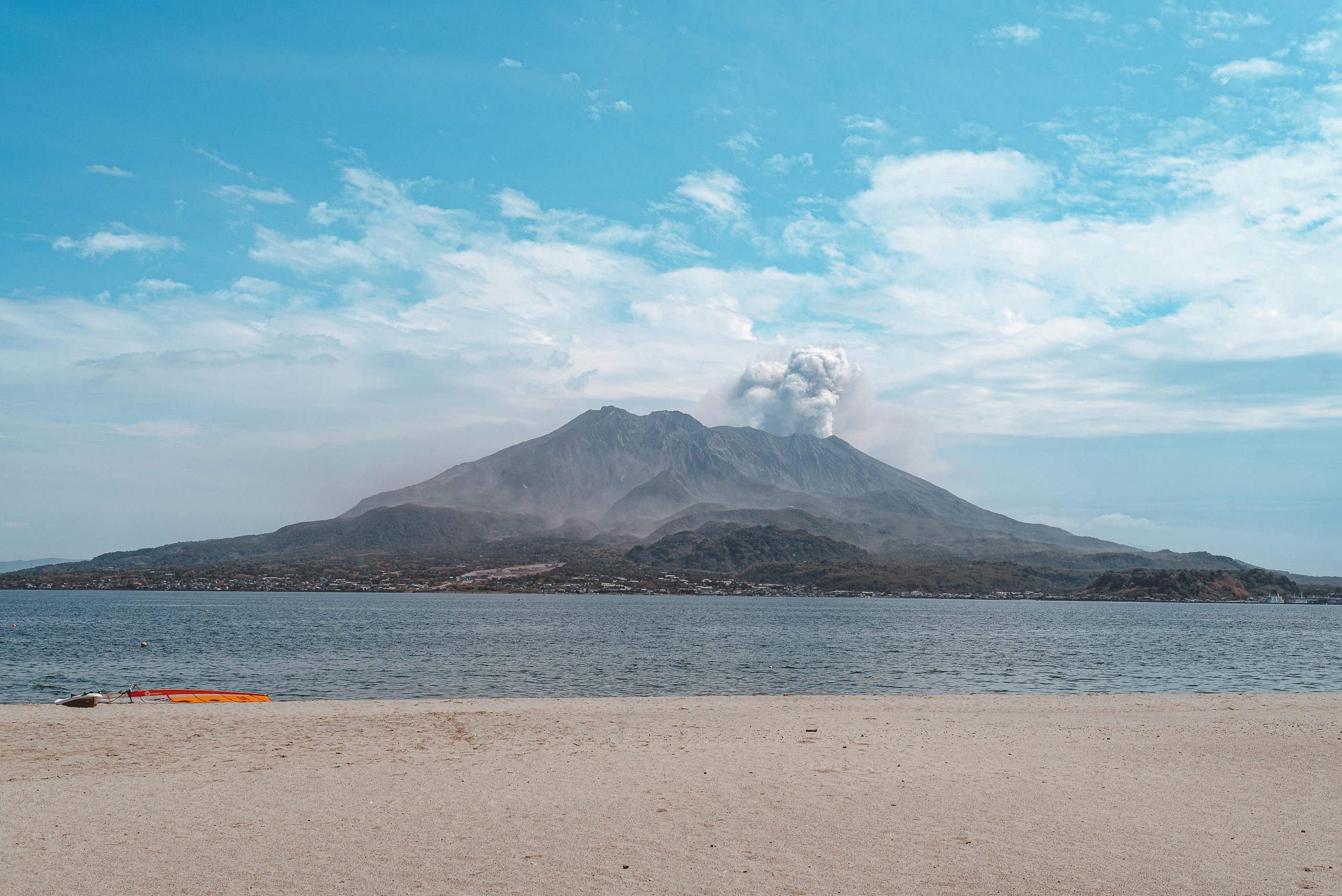 Kyūshū Island and Big Vulcano